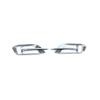 Compatible with 16-18 CIVIC 10th Gen Rear Fog Light Frame & Decorative Bumper Cover