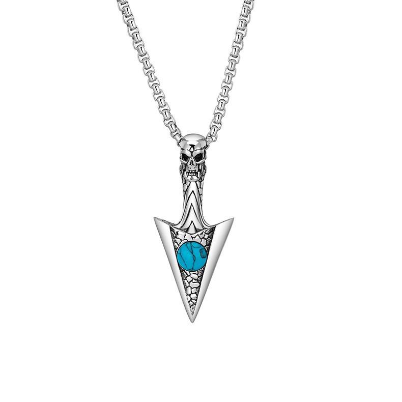 Trendy Arrow Skull Men's Accessories Pendant Necklace