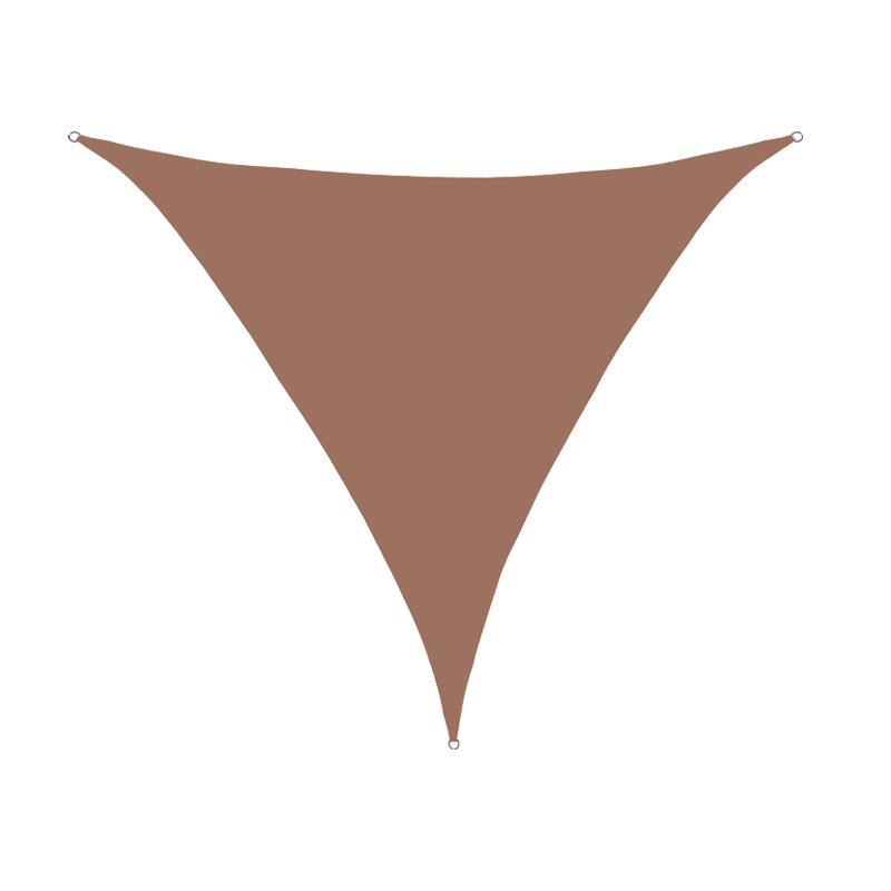 3x3x3m Wasserdichtes UV-Beständiges Dreieckiges Sonnensegel für Garten, Pool oder Innenhof