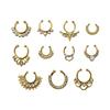 Charms Fake Septum Clicker Nasenring Nicht Piercing Aufhänger Clip On Schmuck