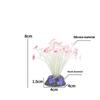 Silicone Mushroom Artificial Fish Tank Aquarium Water Coral Plants Underwater Decor Quarium Fish Tank Decoration Accessories