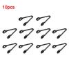 10/20pcs Plastic Misting System Connector Flexible Loop V Shaped Hanging Clip Holder Two Holes Design High Pressure Fog Machine