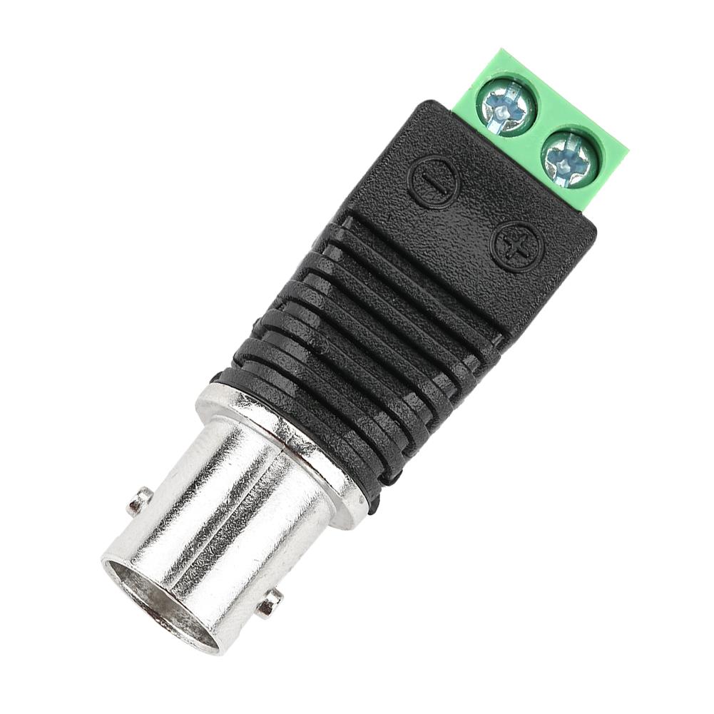 10 Stück Grün Koaxial BNC Buchse Kabelanschlussklemme Adapter CCTV Video Balun Kamera