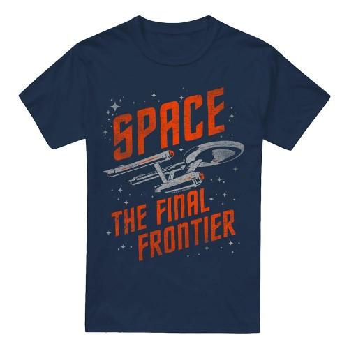 STAR TREK Mens Space Travel T-Shirt