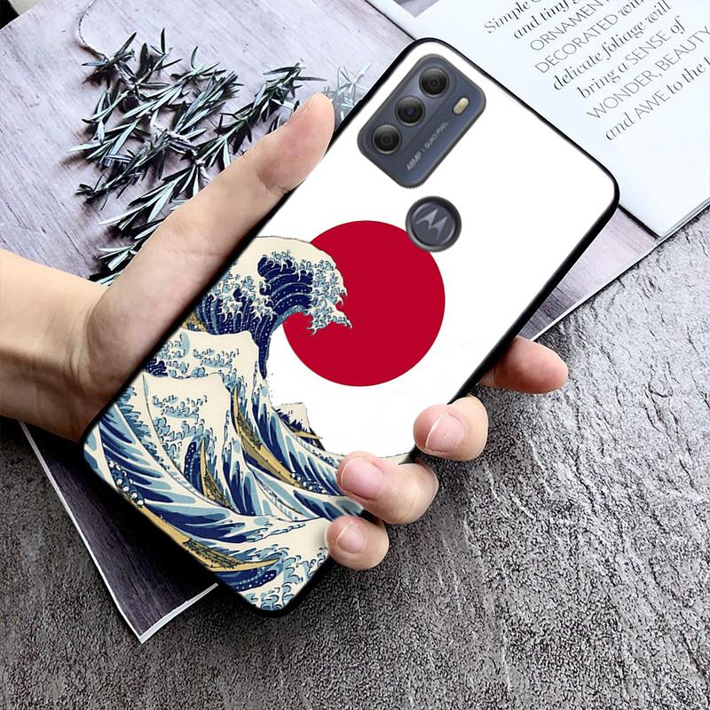 Great Wave Of Kanagawa Art Case For Motorola G84 G22 G32 G34 G52 G10 G20 G30 G60 G60S G13 G50 G54 G62 G53 G72 G85 G24 Power