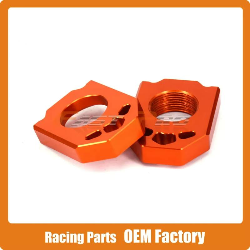 For KTM SX SXF XC XCF 125 150 200 250 300 350 400 450 2013-2022 Motorcycle CNC Rear Chain Adjuster Axle Block