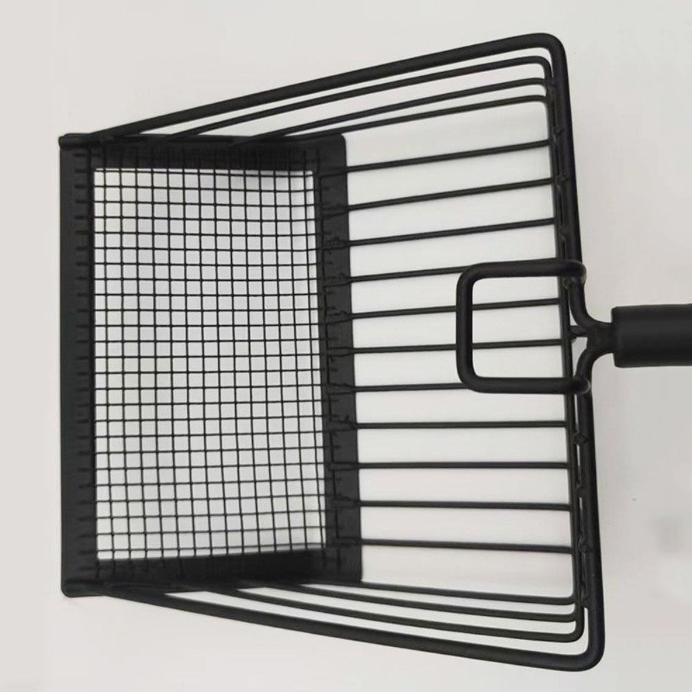 Telescopic Handle Chicken Coop Rake 3-Section Poop Sifting Shovel Cat Litter Scoop  Garden