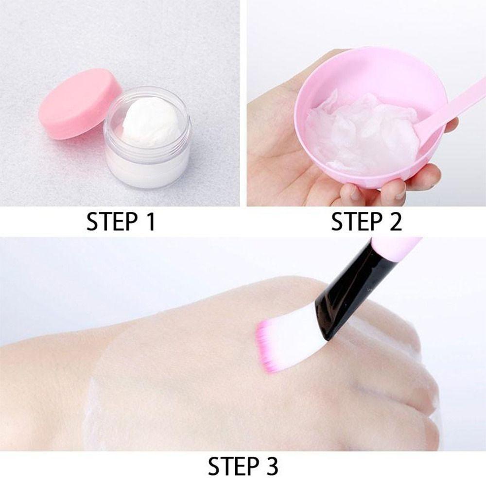 DIY Face Mask Mixing Bowl Set Silicone Facemask Mixing Tool Makeup Brushes Woman Facial Tools
