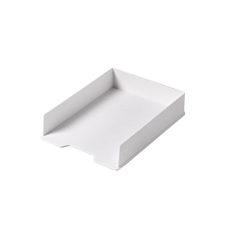 Desktop Document Storage Box Stackable A4 Paper Office Drawer Organizer Student Stationery Supplies Box Plastic Material
