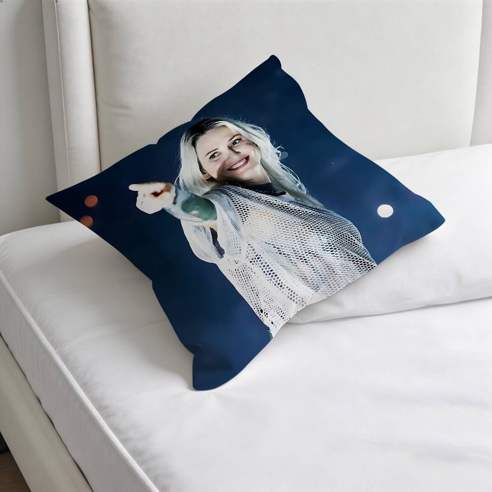 Singer EEmily AArmstrong Fashion Square Pillow Case Durable Throw Pillow Cover for Sofa Couch Chair