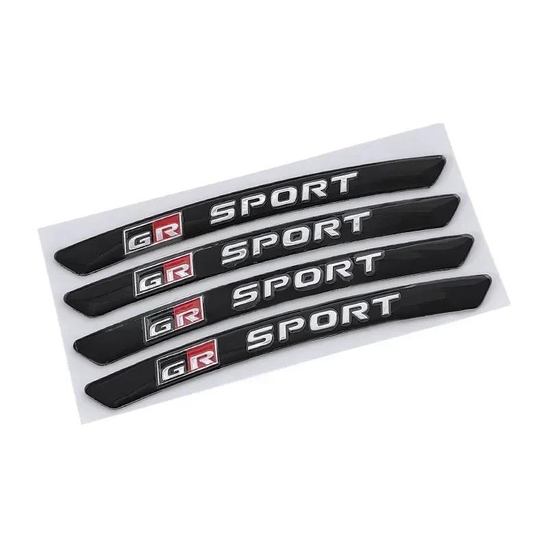 

Car Styling Auto Wheel Hub Badge Tire Rim Stickers Accessories For Toyota GRsport Yaris Corolla Rav4 CHR Auris Cruiser
