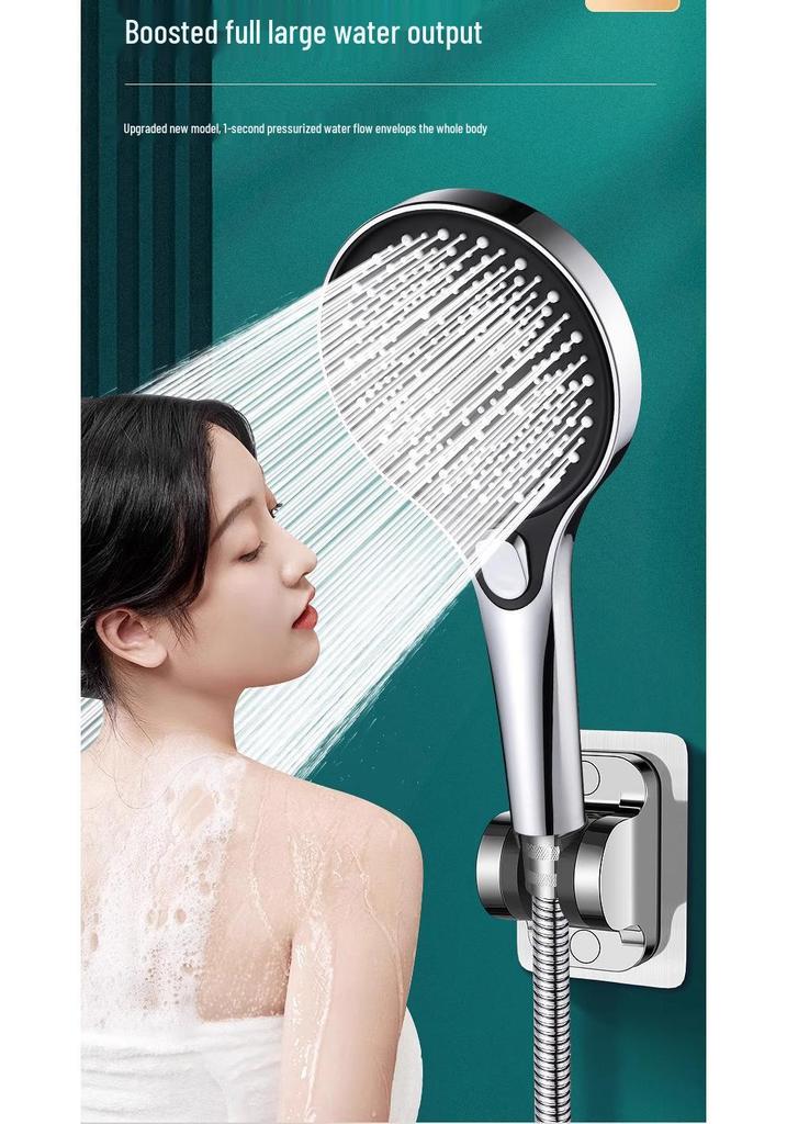 High-Pressure Three-Mode Handheld Shower Head with Large Coverage