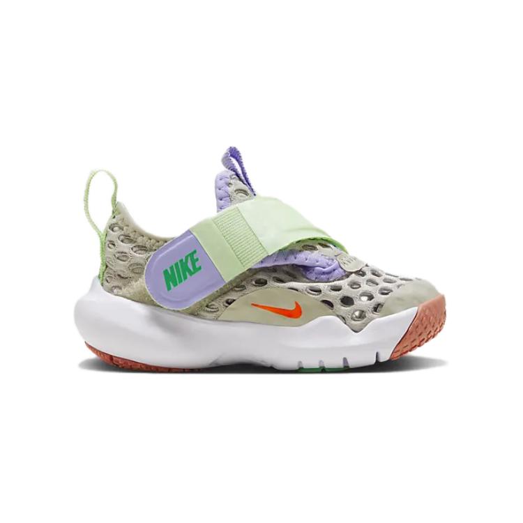 Nike Flex Advance Flexible Breathable Comfortable Durable Non-Slip Wear-Resistant Low-Top Casual Shoes Baby sneaker Gray Green Purple DC9367-013