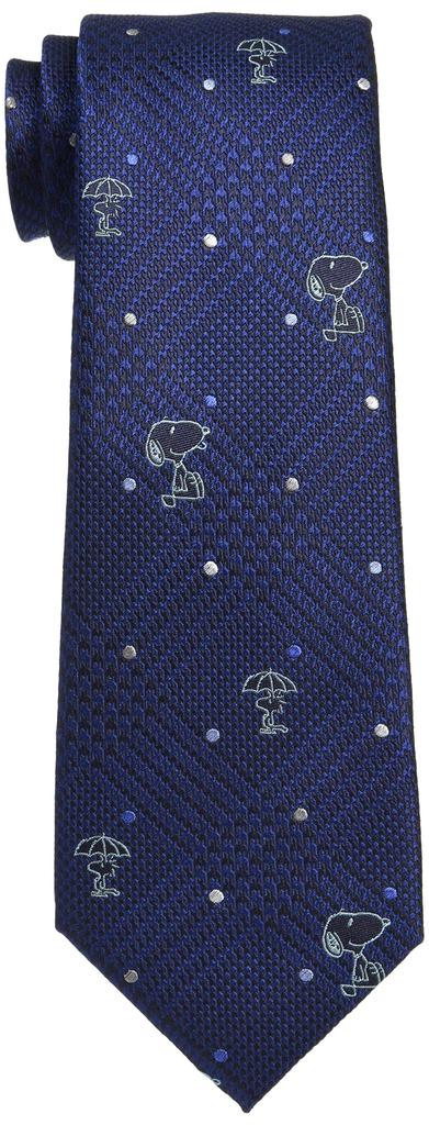 Peanuts Snoopy Tie PN914458 Navy Blue SNOOPY Business Brand Tie Gift
