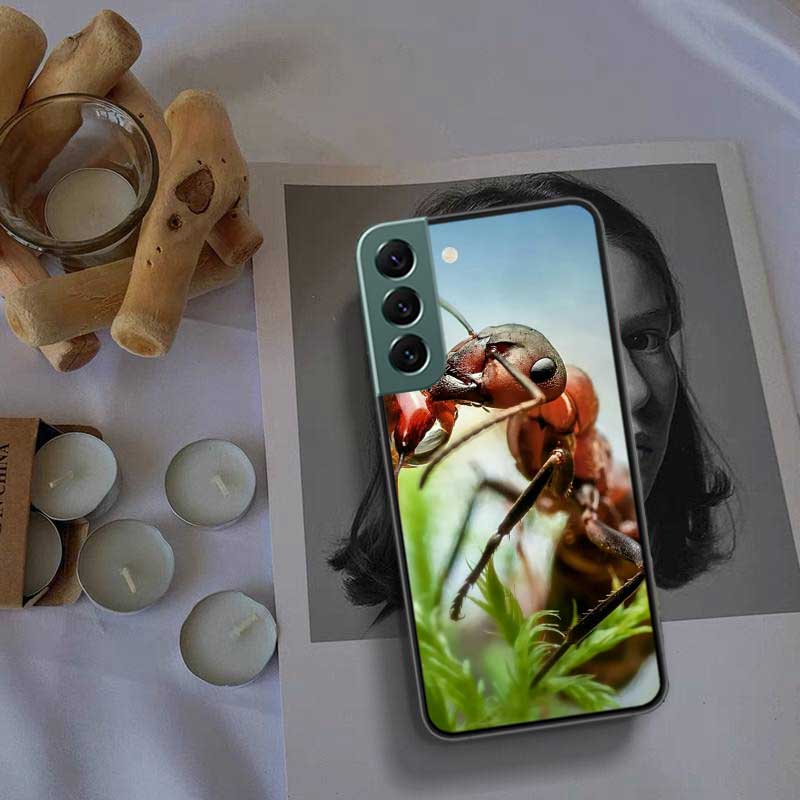 Red Fire Ants, Worker Ants Phone Case For Samsung Galaxy S22 S25 Ultra S21 S10 Plus S26 Edge S20 S23 S24 FE Cover Silicone S