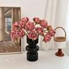7 Bündel künstliche Rosen, Retro-Rosen mit Stielen für Tischvase, Braut-, Hochzeits- und Heimdekoration