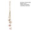 Christmas Bells Hanging Cow Bells with Snowflake Design Window Jingle Bells for Christmas Tree Decoration Winter Festive Party