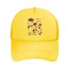 Mushroom Print Blend Casual  Mesh Baseball Cap Hip Hop