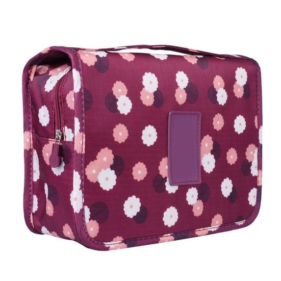 Travel Hanging Toiletry Bag Portable Cosmetic Organizer with Hook Waterproof Makeup Pouch for Women Girls Business Trips Vacation Use