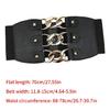 Cool Wide Corset Elastic Waistband for Women Girl Daily Wear PU Leather Comfortable Waist Strp for Casual Formal Outfit