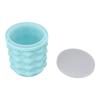 Ice Bucket Silicone Insulated Ice Cube Mold Double Ice Tray for Cocktail Cooling L 13.5x13.5x14cm /