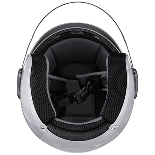 MARUSHIN Motorcycle Helmet Semi-Jet M-520XL Silver XL Size (61~62CM)