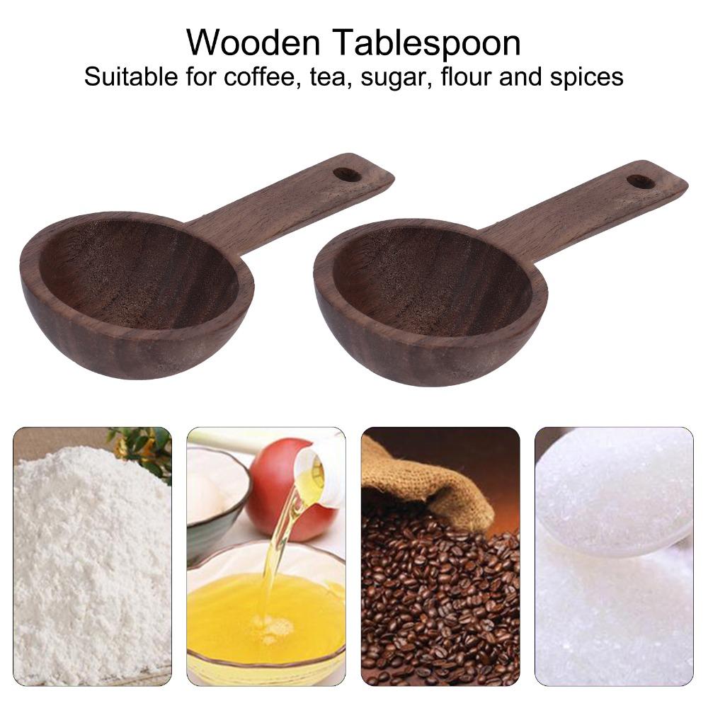 Wooden Measuring Spoon Elegant Walnut Teaspoon Coffee Accessories Wooden Spoon  Coffee Brewing
