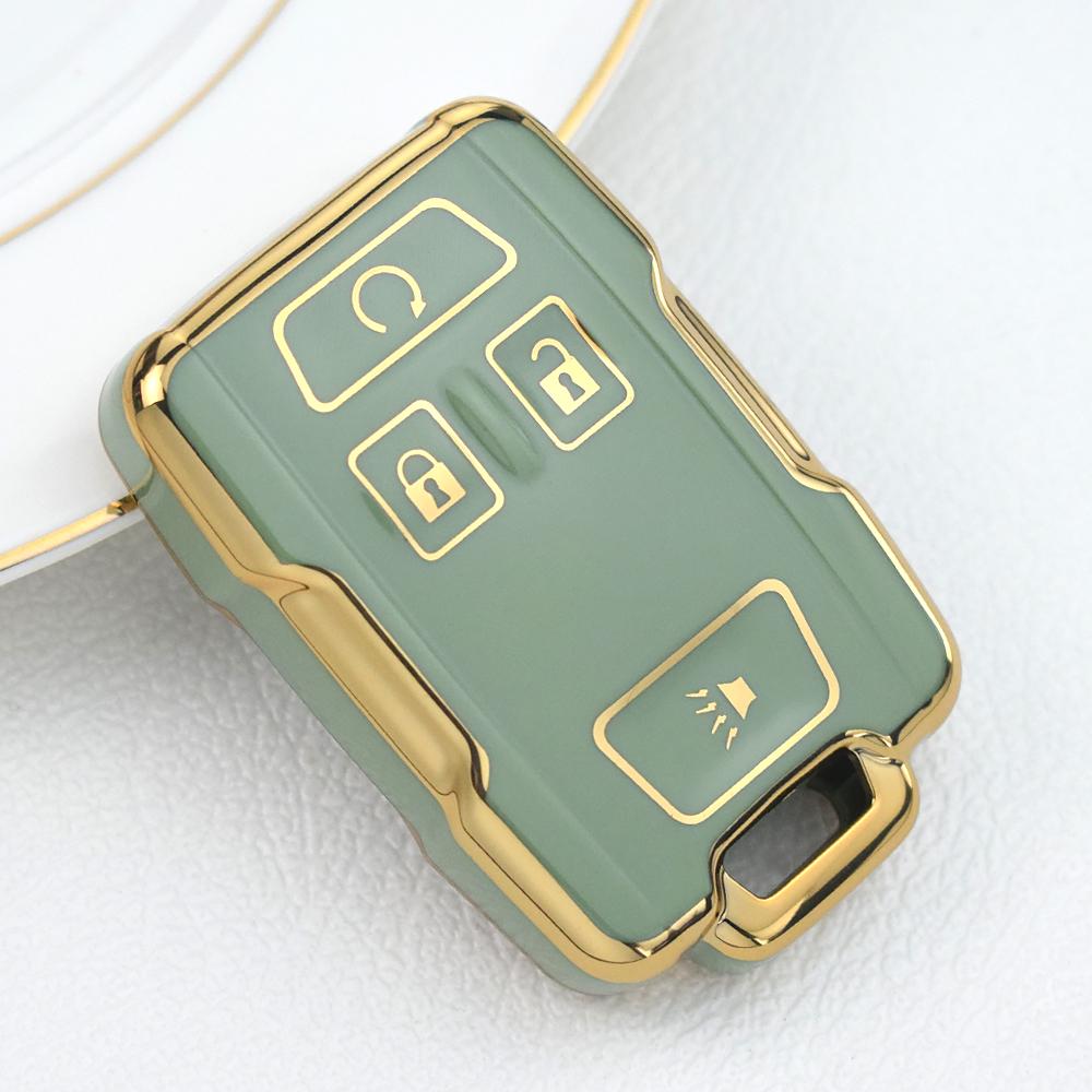 New Car Key Cover Case fob For Chevrolet Suburban Silverado GMC Terrain Yukon Tahoe Sierra Smart Auto Accessories Key Ring