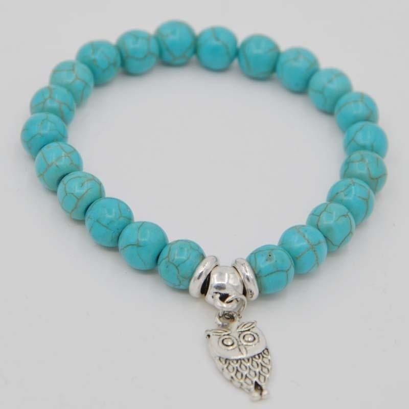 1Pcs Bohemian Turquoise Bracelets & Bangles Pendants Bracelets Women Dress Jewelry