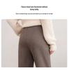Women's High-Waisted Wool Wide-Leg Pants - Cozy Autumn/Winter Slimming Casual Trousers