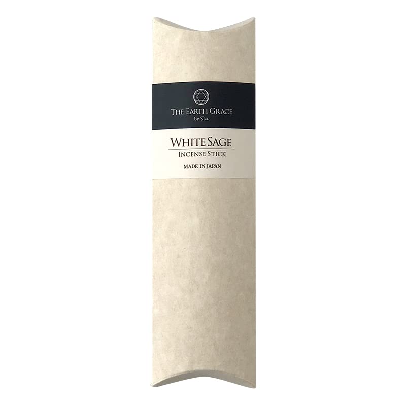 THE EARTH GRACE White Sage Incense Sticks, Approximately 30 Sticks, for Purification