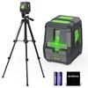 Enventor Class II Green Laser Mini Laser Level with Tilt Easy Locking Storage 2 and Tripod Level, Auto-Correction, Mode, Portable, Operation,