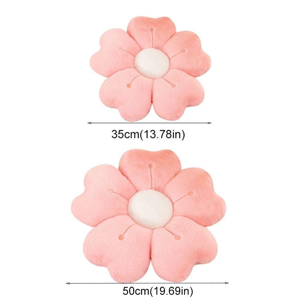 Flower Shaped Cherry Blossom Pillow Soft Seat Cushion Home Decoration Chair Cushion  Bedroom