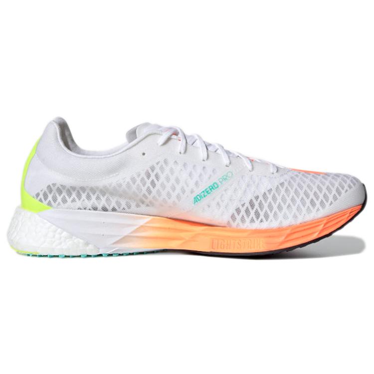 New Adidas Adizero Adios Pro 'White Screaming Orange' FY0098
