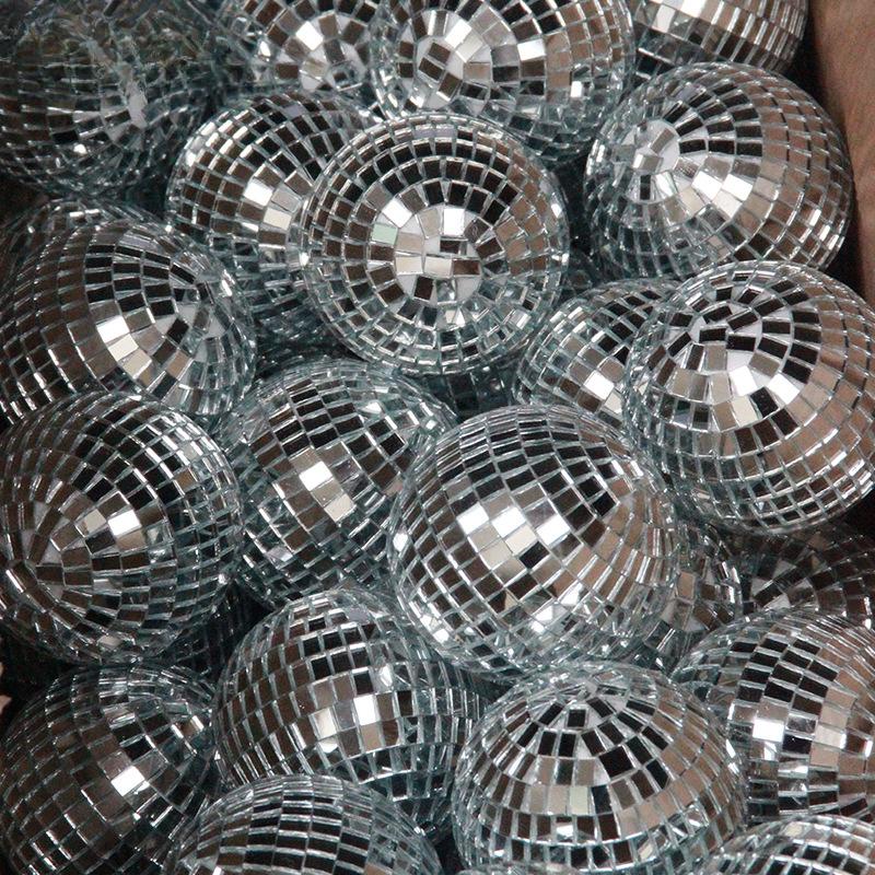 Shiny Disco Ball Set for Bar Décor, Stage Wedding Display, Reflective Christmas Ornaments