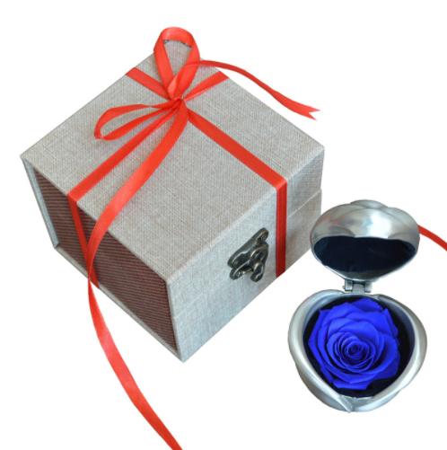 Handgjord Konserverad Ros Present Delikat Färsk Ros Odödliga Blommor med Bästa Gåvan Kvinnlig Födelsedag Alla Hjärtans Dag Julklappar