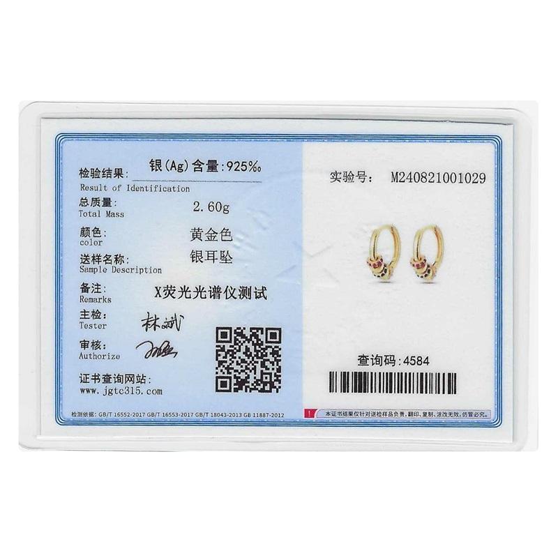 Women's 925 Silver Classic Gold Pearl Inlaid Earrings Elegant Suitable For Engagement Wedding Party Exquisite Jewelry