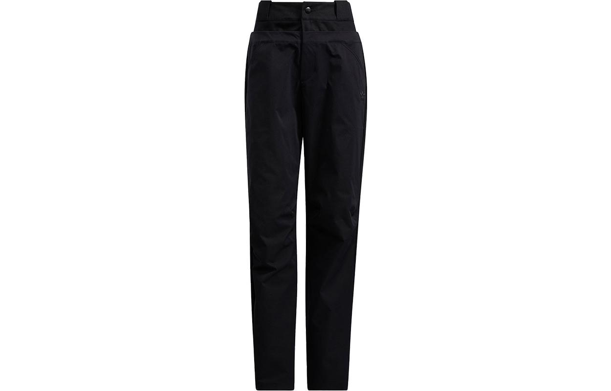 Adidas Originals Casual Pants Women s Black Moderate Straight Fit Pants HD0333 XS
