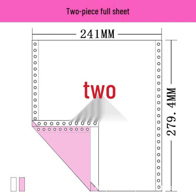 241-Pin Dot Matrix Printer Paper: Triplicate, Two-Part, Four-Part & Five-Part Invoices/Delivery Notes