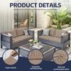 8Pcs Outdoor Cushions Covers Waterproof, Patio Cushion Covers, Outdoor Patio Cushion Covers, Outdoor Stretch Cushion Covers Replacement, Outdoor