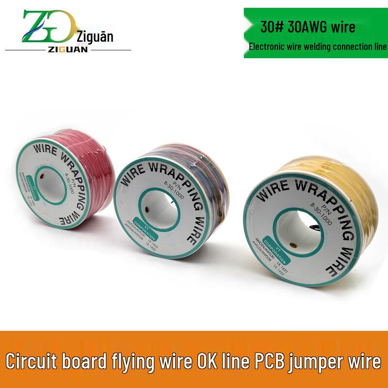 ZIGUAN 30AWG OK Laidas Vienagyslis Varis PCB Šuoliams, 250m