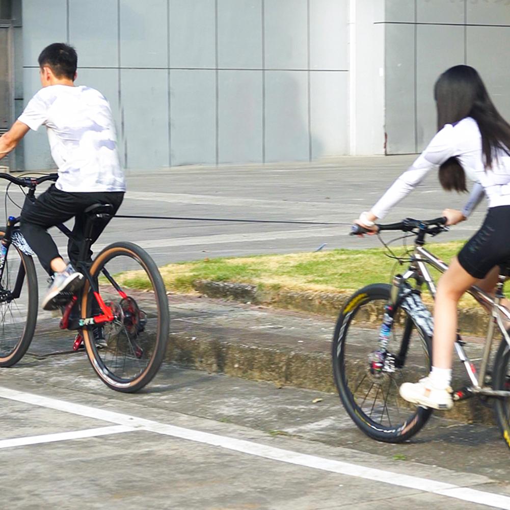 Retractable Bicycle Tow Rope Mountain Bike