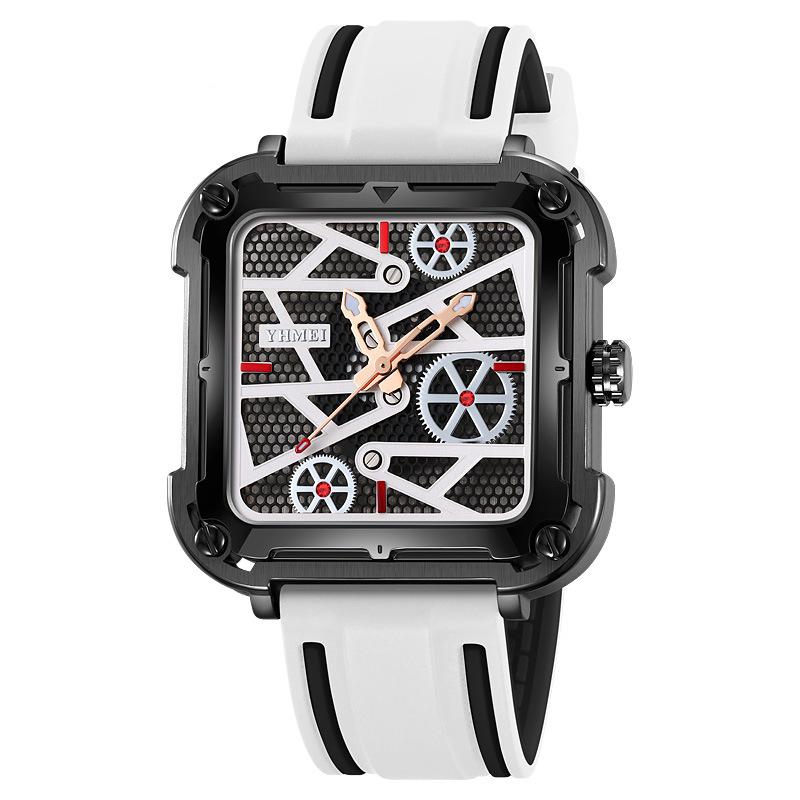 UTHAI BK150 Modische Herrenuhr mit hohlem Design, wasserdichte und leuchtende Quarzuhr, coole Uhr Geschenkuhren für Männer