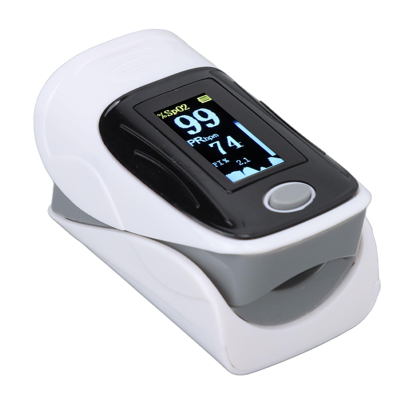 

Пульсоксиметр на палец Четкий дисплей Маленький портативный Монитор насыщения крови кислородом для