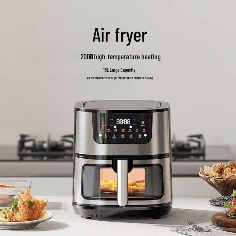 

15 л Большая вместимость Аэрофритюрница-духовка из нержавеющей стали для картофеля фри