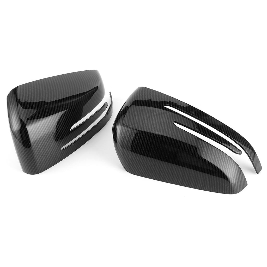 2pcs Side Rearview Mirror Cover Decorative Trim Cap Fit for Mercedes Benz A B C E CLS CLA GLA