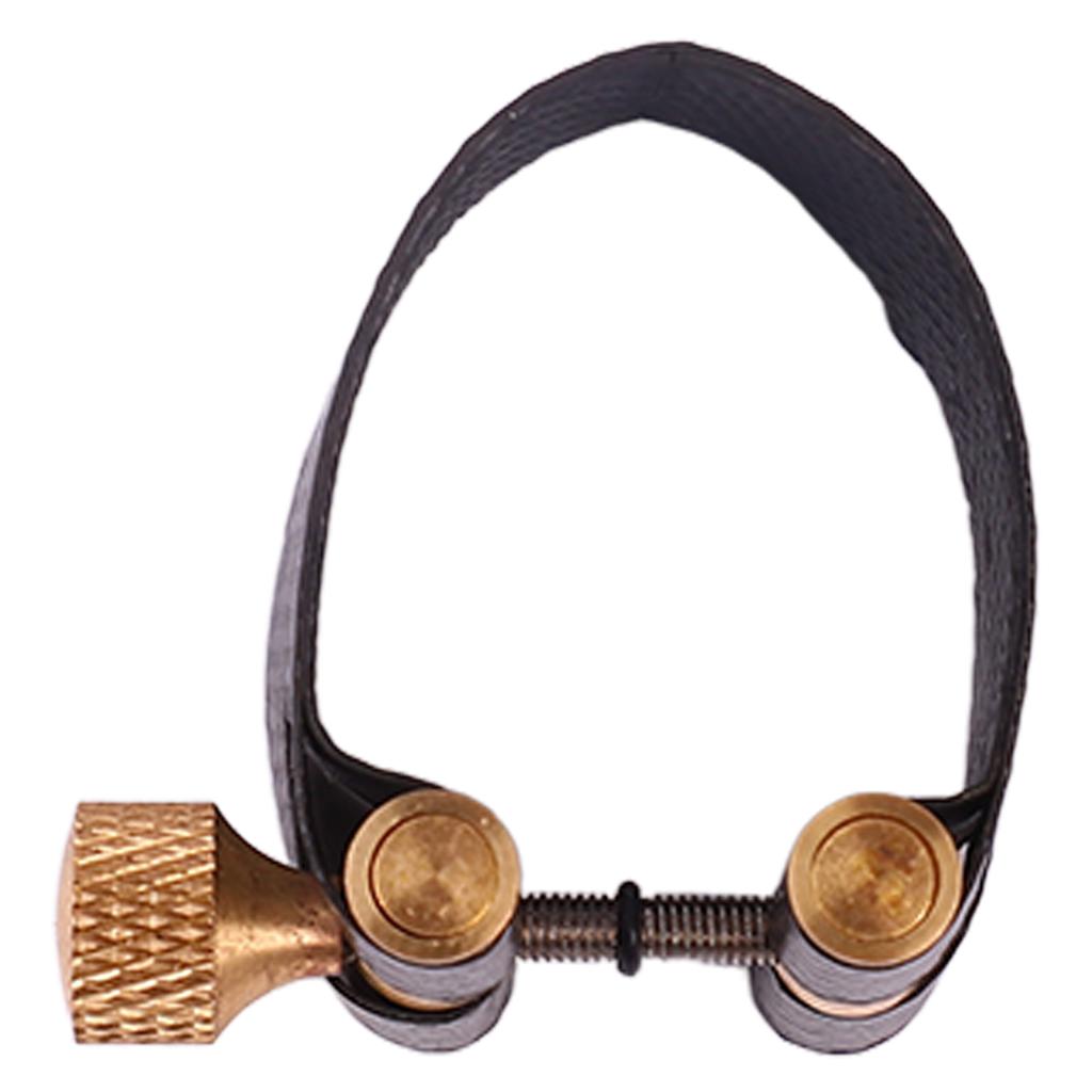 Saxophone Ligature Fastener Adjustable Screw Uniform Sound Sax Ligature Replacement Black Tenor