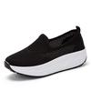 Hollow rocking shoes women's ****** and summer new s**t-soled walking shoes one pedal thick-soled old ******* cloth shoes women's shoes