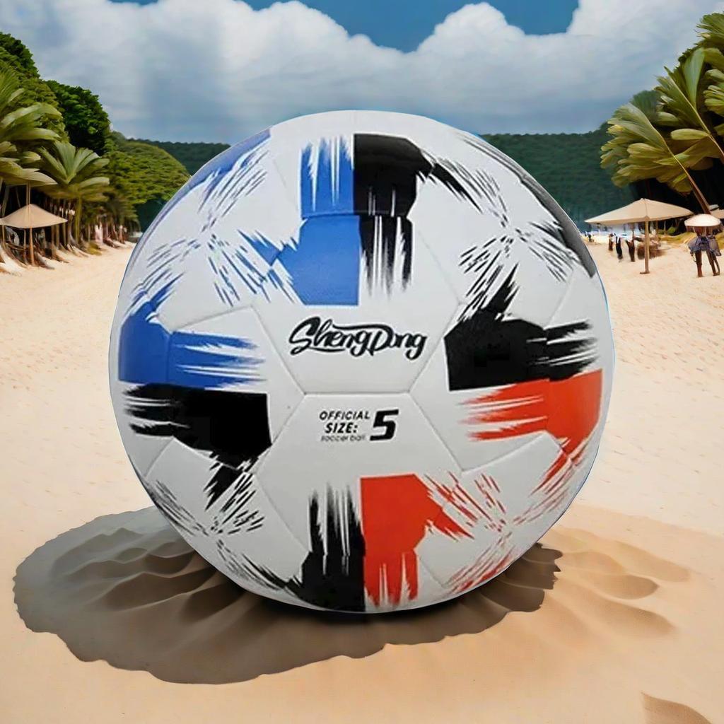 Football High Quality Soccer Balls Official Size 5 PU Material Seamless Goal Team Outdoor Match Game Training Ballon