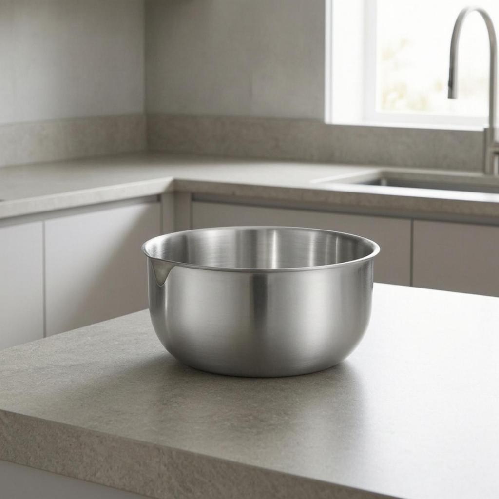 2 Pieces Stainless Steel Colander with Solid Bowl Nested Kitchenware Practical